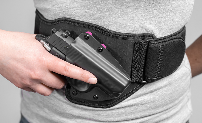 women belly gun holster