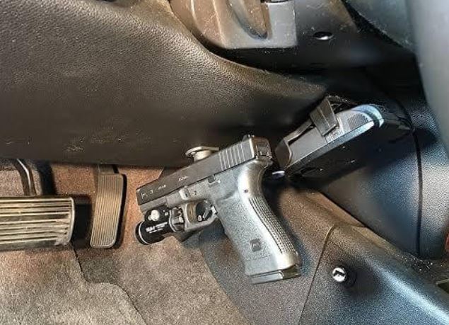 hidden gun holster for car