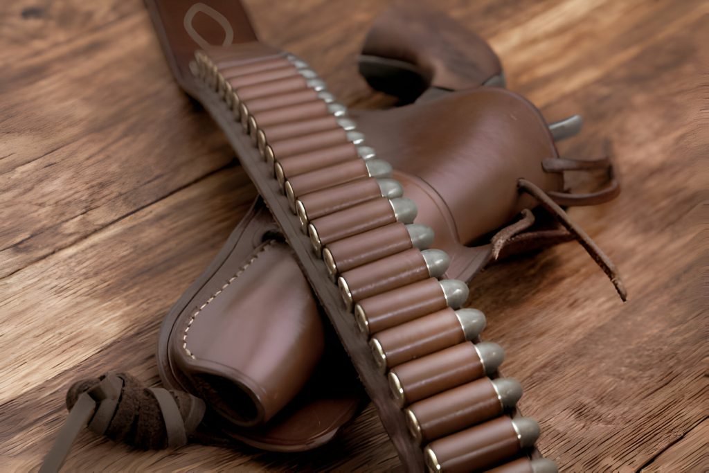 leather gun holster belt